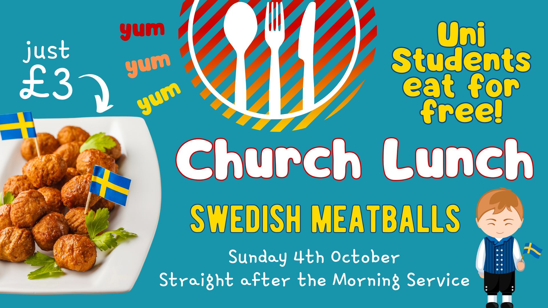 Church lunch meatballs